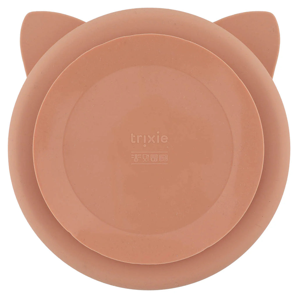 Силиконова чиния с разделения и вакуум Trixie – Mrs. Cat