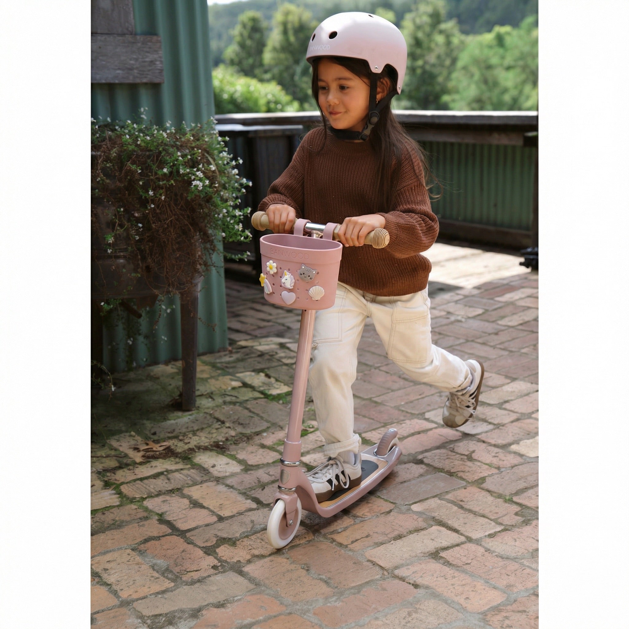 Кошница Banwood Pin&Ride, пепел от рози