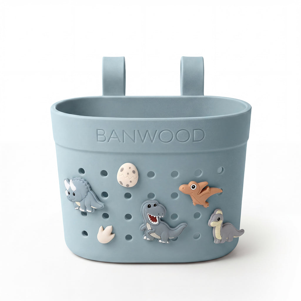 Кошница Banwood Pin&Ride, синьо-зелен