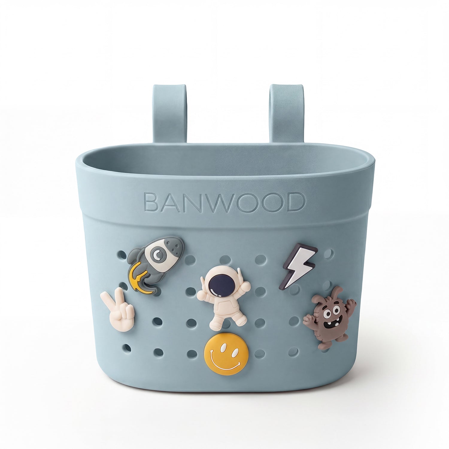 Кошница Banwood Pin&Ride, синьо-зелен