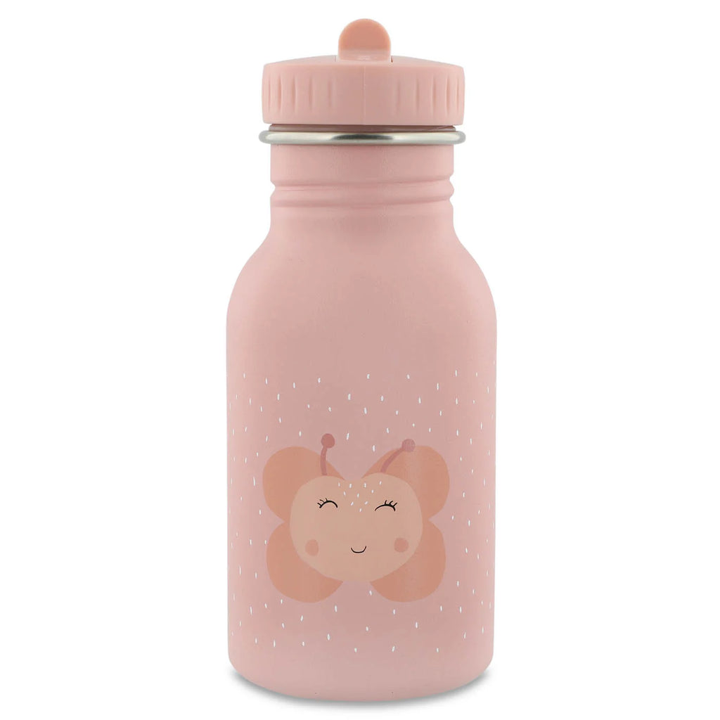 kids bottle stainless steel trixie butterfly pink