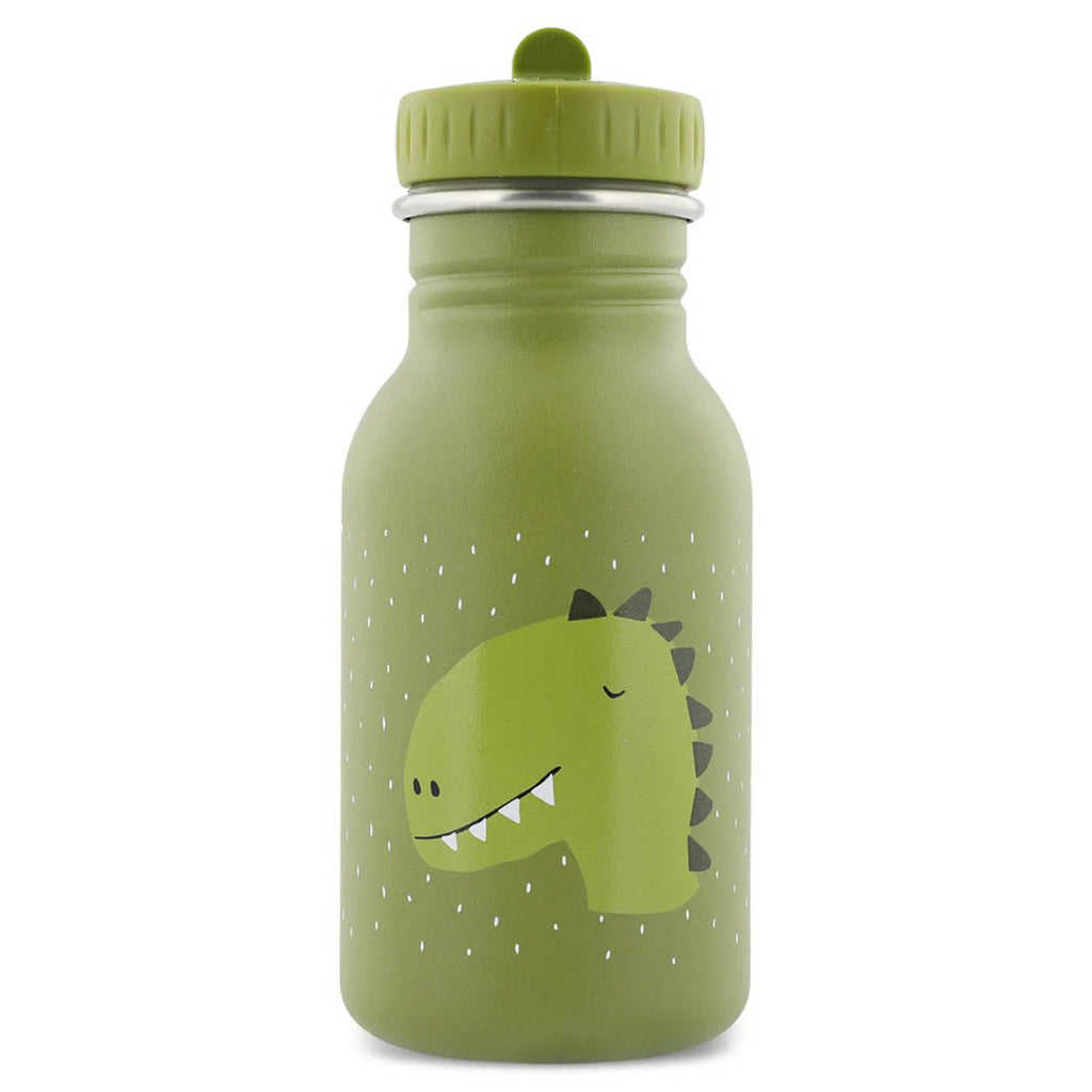 kids bottle from stainless steel trixi dino in green