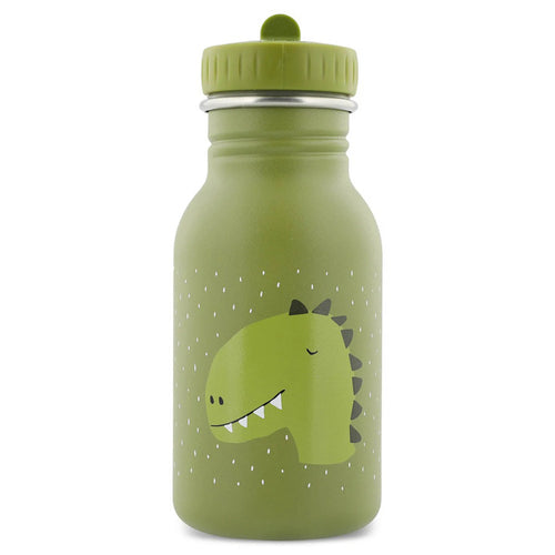 kids bottle from stainless steel trixi dino in green