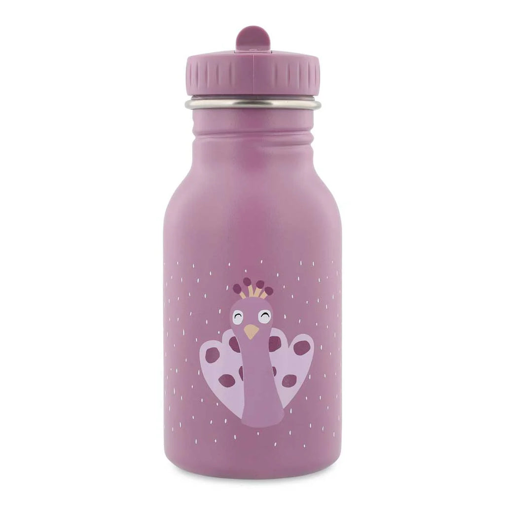kids bottle stainless steel trixie peacock in purple