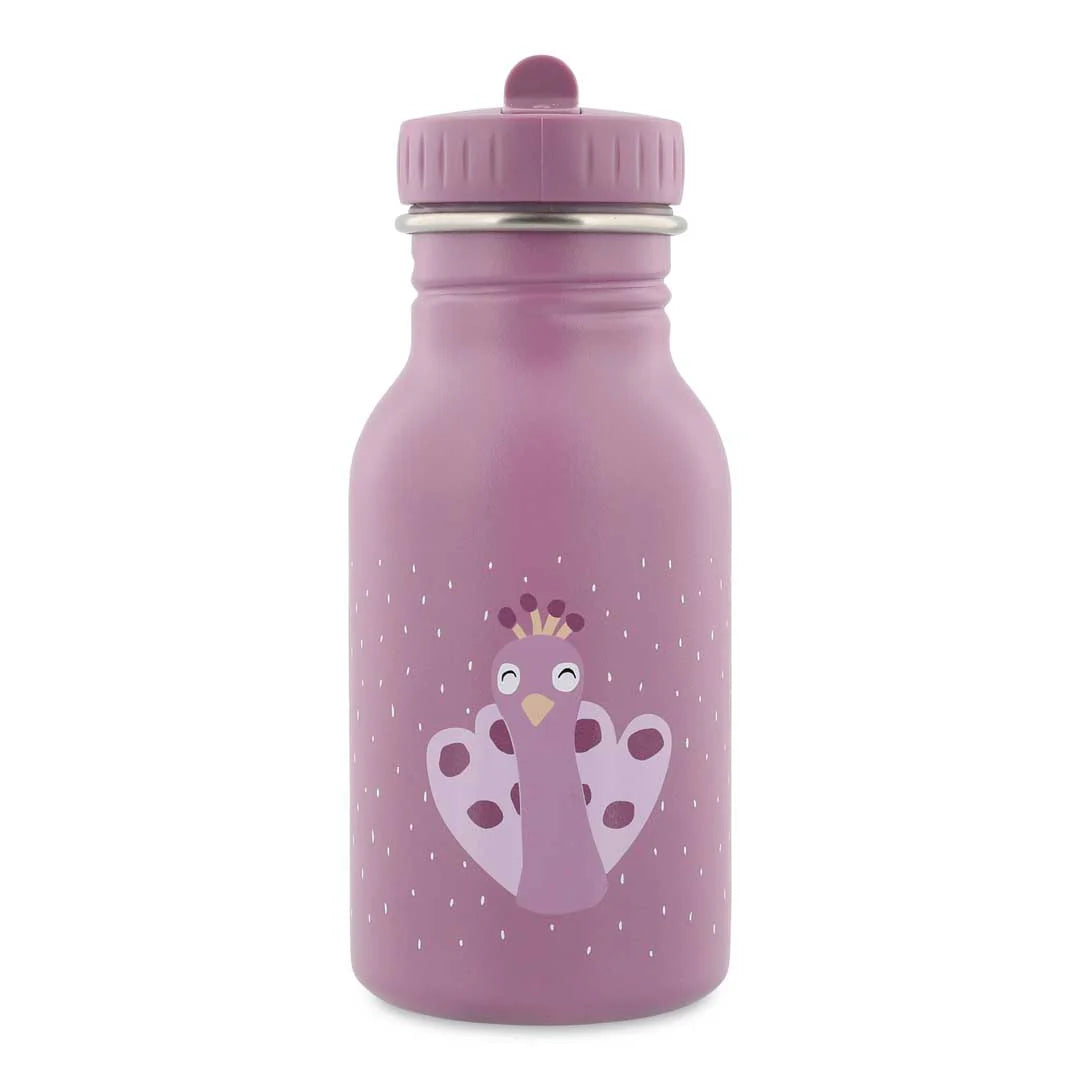 kids bottle stainless steel trixie peacock in purple