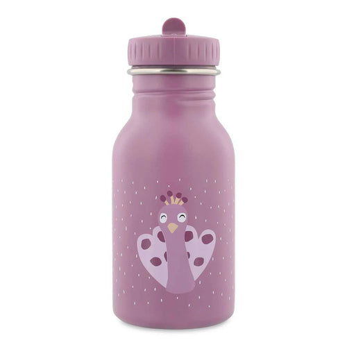 kids bottle stainless steel trixie peacock in purple