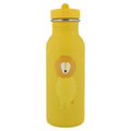 trixie stainless steel bottle for kids 500ml with lion in yellow color