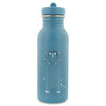 trixie stainless steel bottle 500 ml ith triceratops in blue color