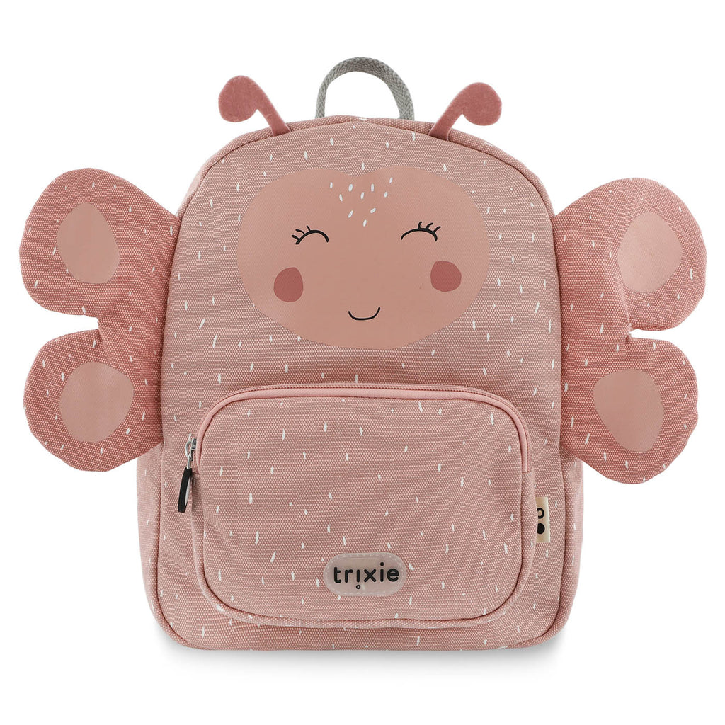 Trixie Mrs. Butterfly kids backpack in pink for kindergarten
