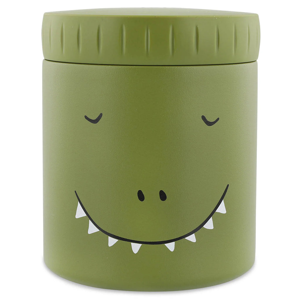 insulated food jar 350ml trixie mr dino in green