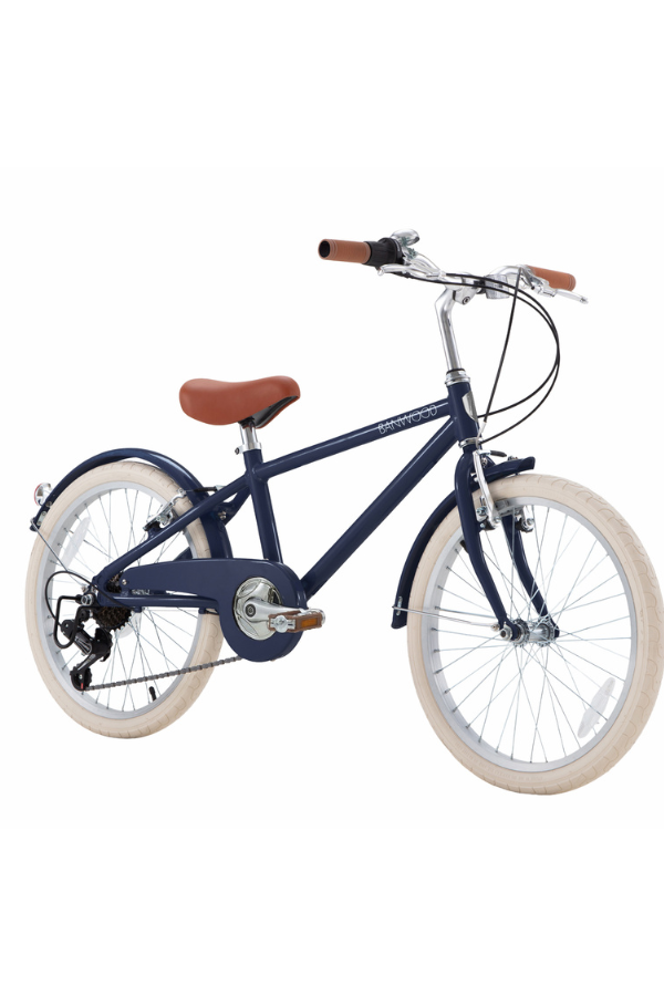 20 inch bicycle for kids in navy color