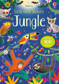 Книга със стикери Usborne Little First Stickers: Jungle, 3+ години