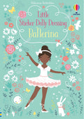 Книга със стикери Usborne Little Sticker Dolly Dressing Ballerina, 4+ години