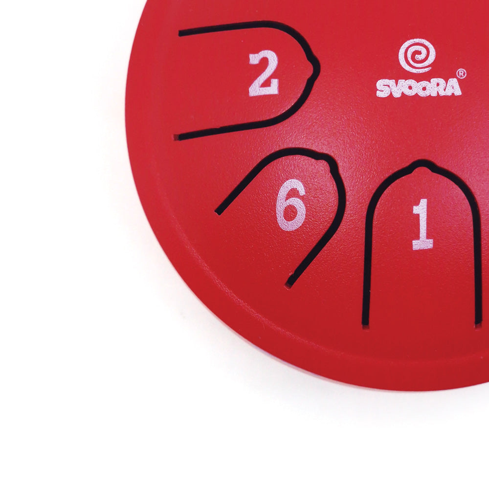 Детски стоманен барабан Tongue Drum Svoora  – 8 тона