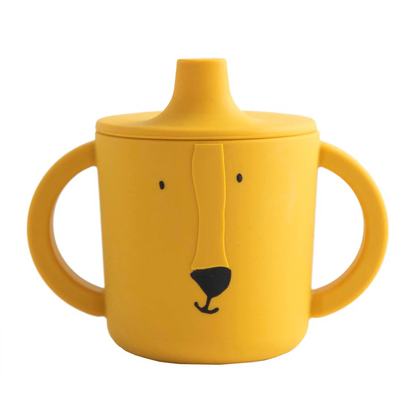silicon sippy cup trixie mr lion in yellow