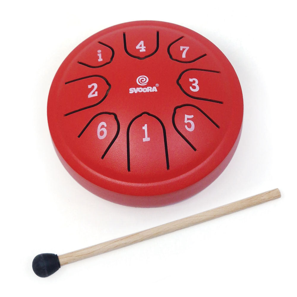 Детски стоманен барабан Tongue Drum Svoora  – 8 тона