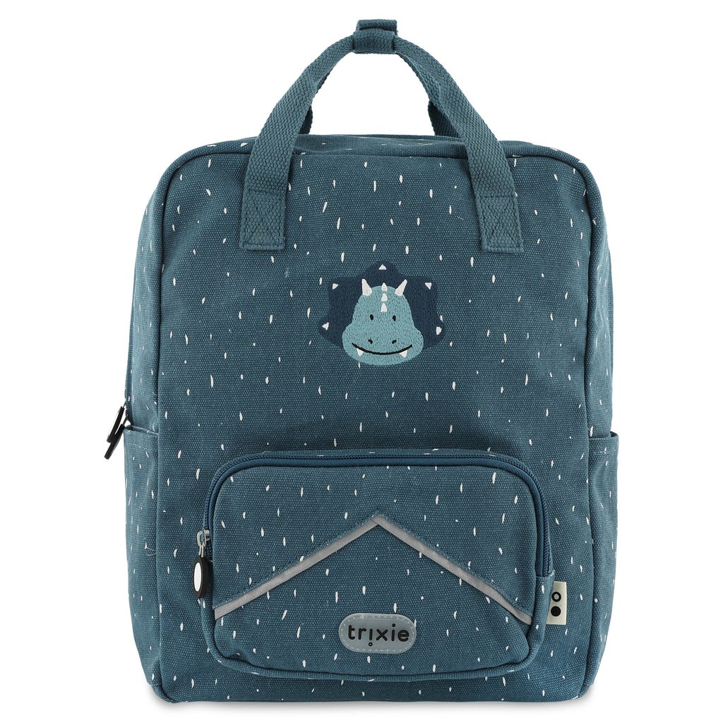 school bag trixie mr triceratops in blue